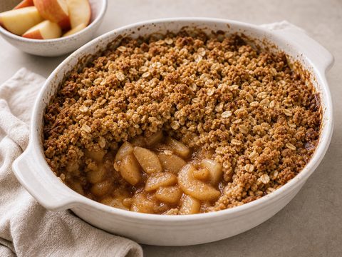 Apple Crisp with Oat Crumble