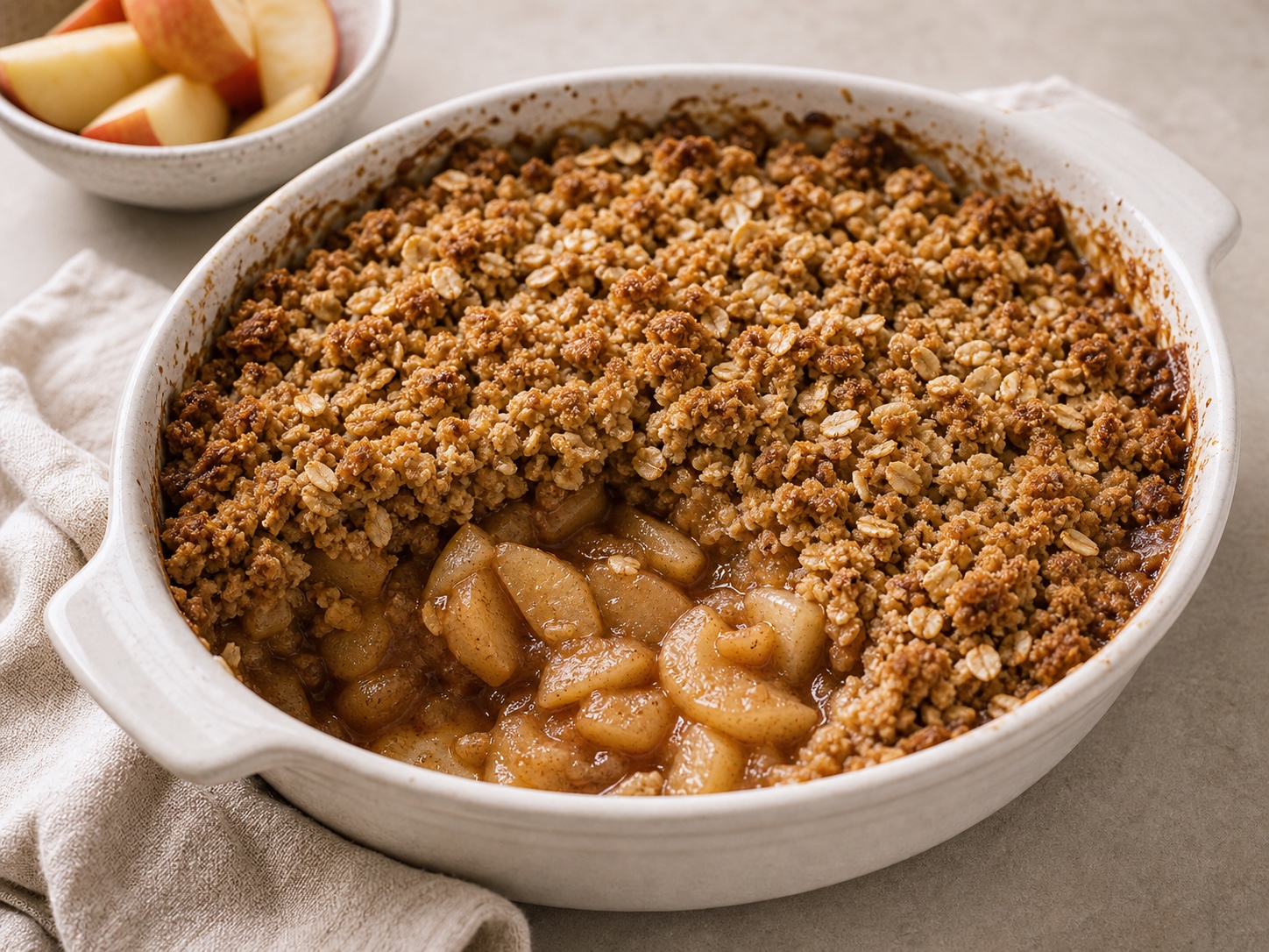 Apple Crisp with Oat Crumble