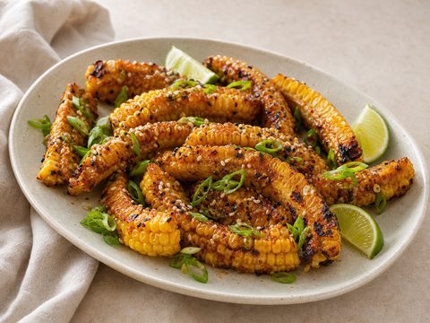 Charred Miso Butter Corn Ribs