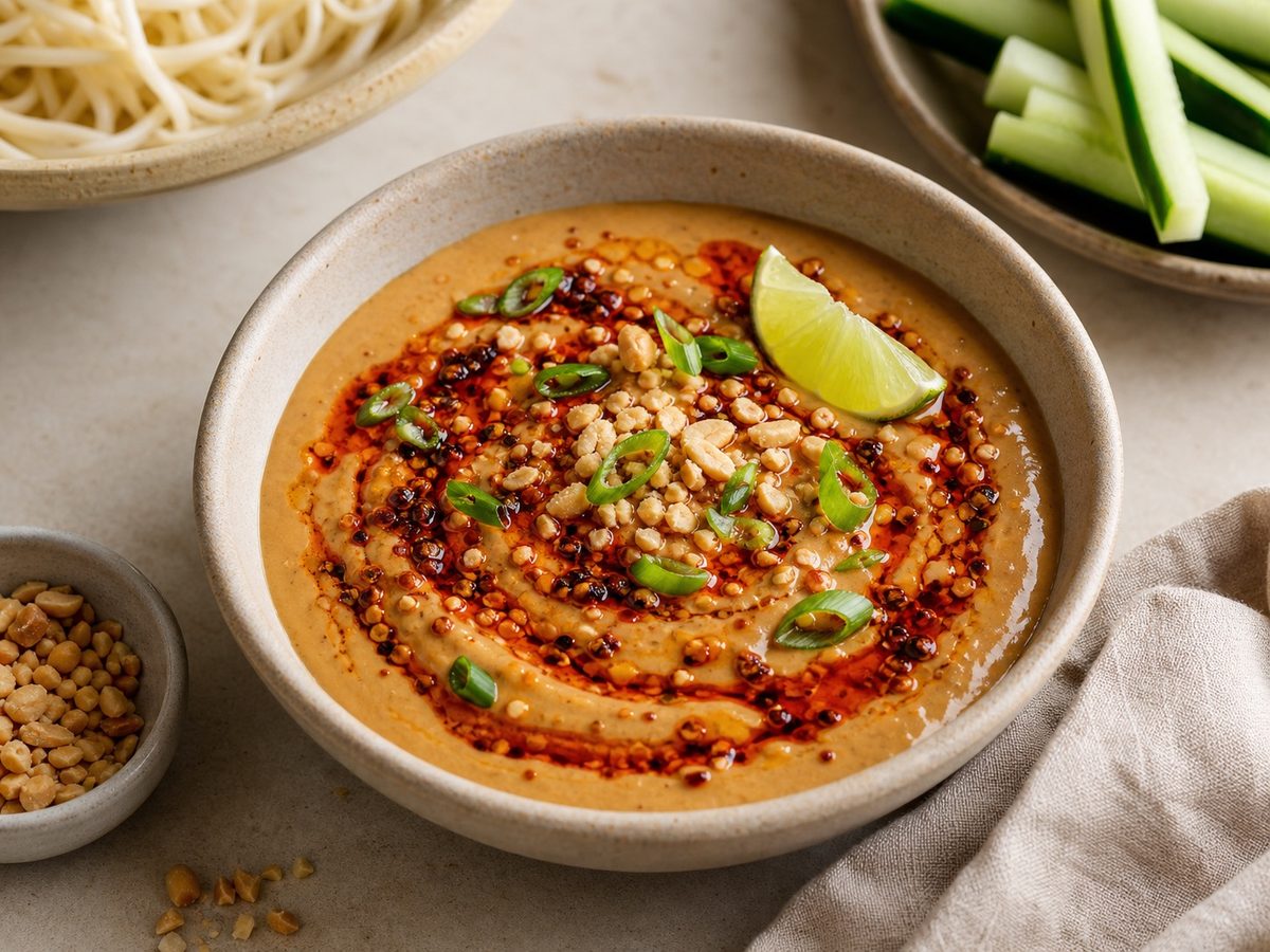 Chili Crisp Peanut Sauce