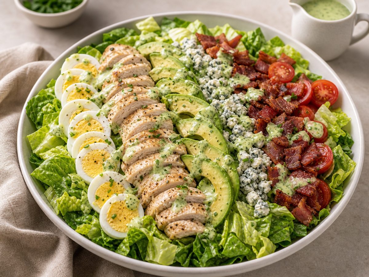 Cobb Salad with Green Goddess Dressing