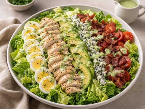 Cobb Salad with Green Goddess Dressing