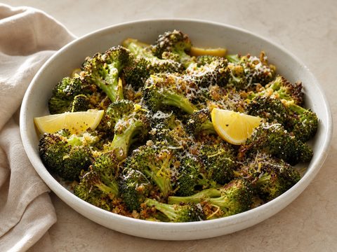 Crispy Parmesan Roasted Broccoli
