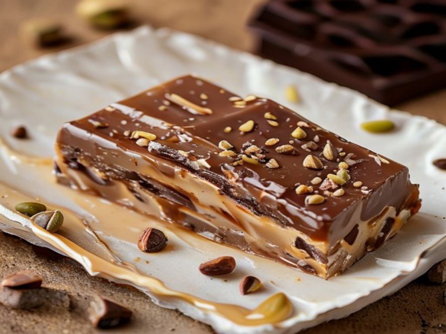 Date Caramel Greek Yogurt Freezer Bars