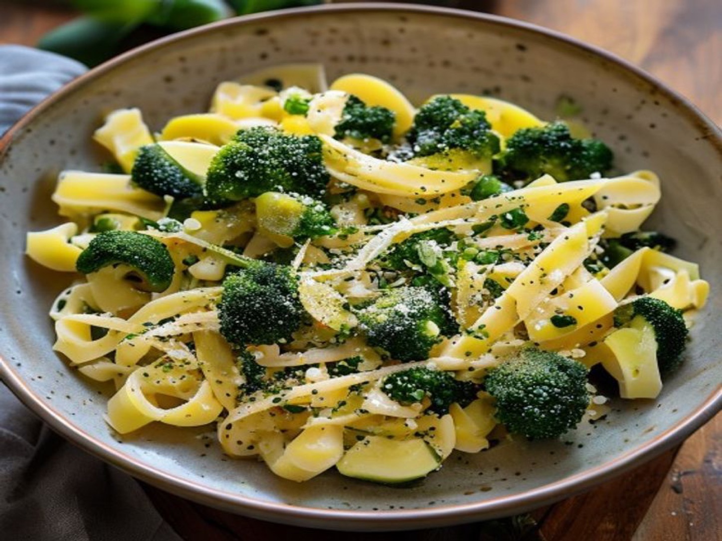 High-Fiber Chickpea Pasta Primavera