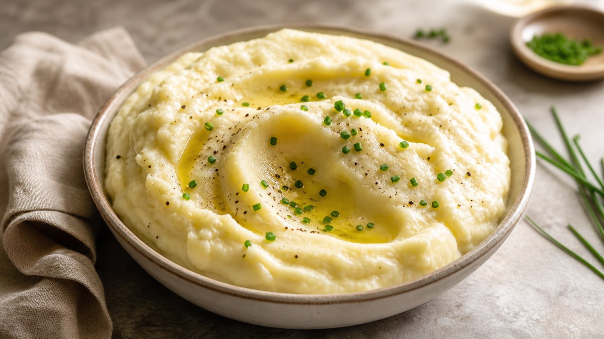 High-Protein Whipped Cottage Cheese Mashed Potatoes