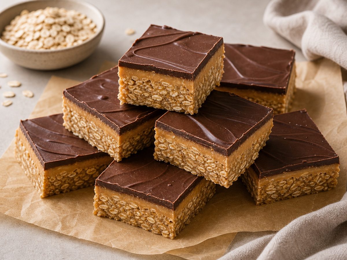 No-Bake Peanut Butter Oat Bars