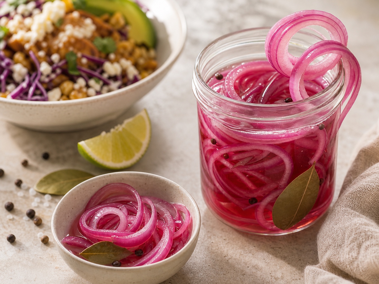 Quick Pickled Red Onions
