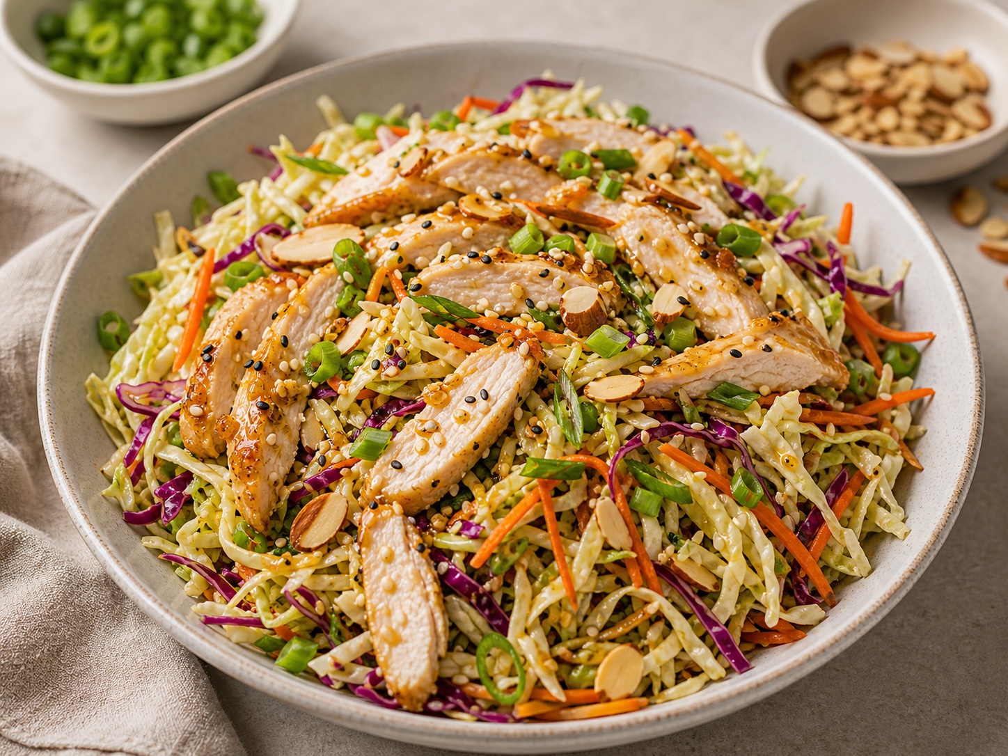 Sesame Ginger Chicken Crunch Salad