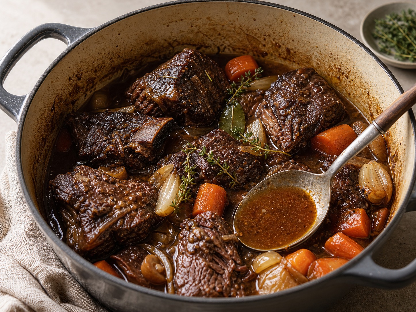 Braising Until Collagen Turns Tender