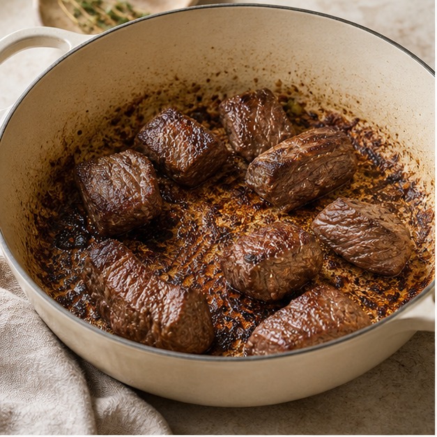 Good braise is about connective-tissue conversion, not just doneness.
