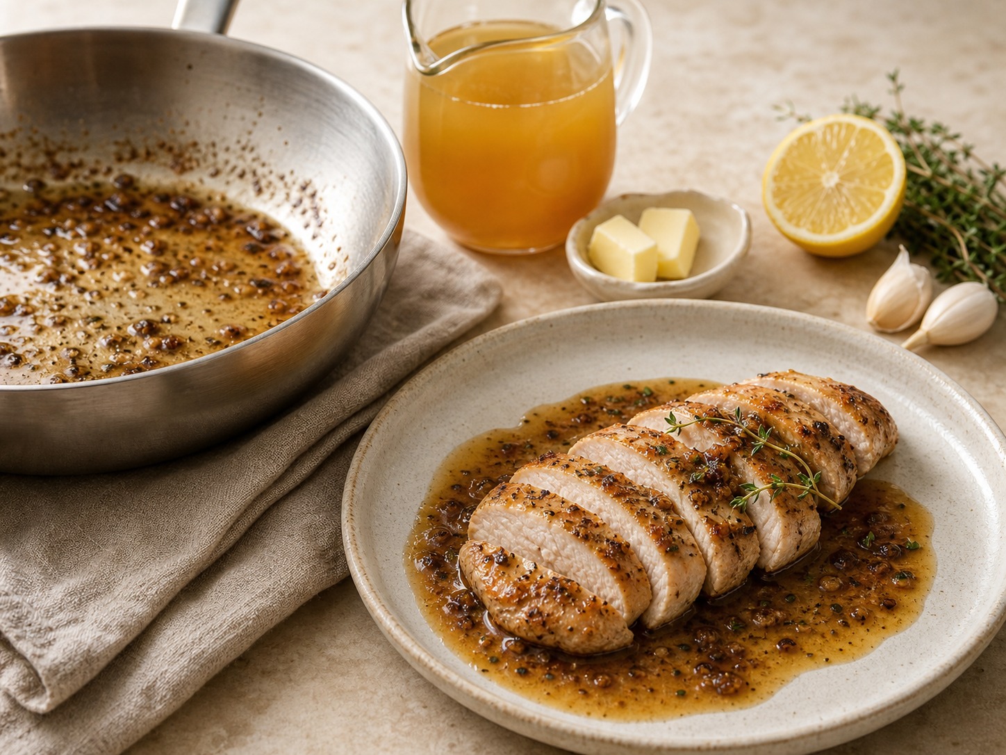 Building Pan Sauces From Fond
