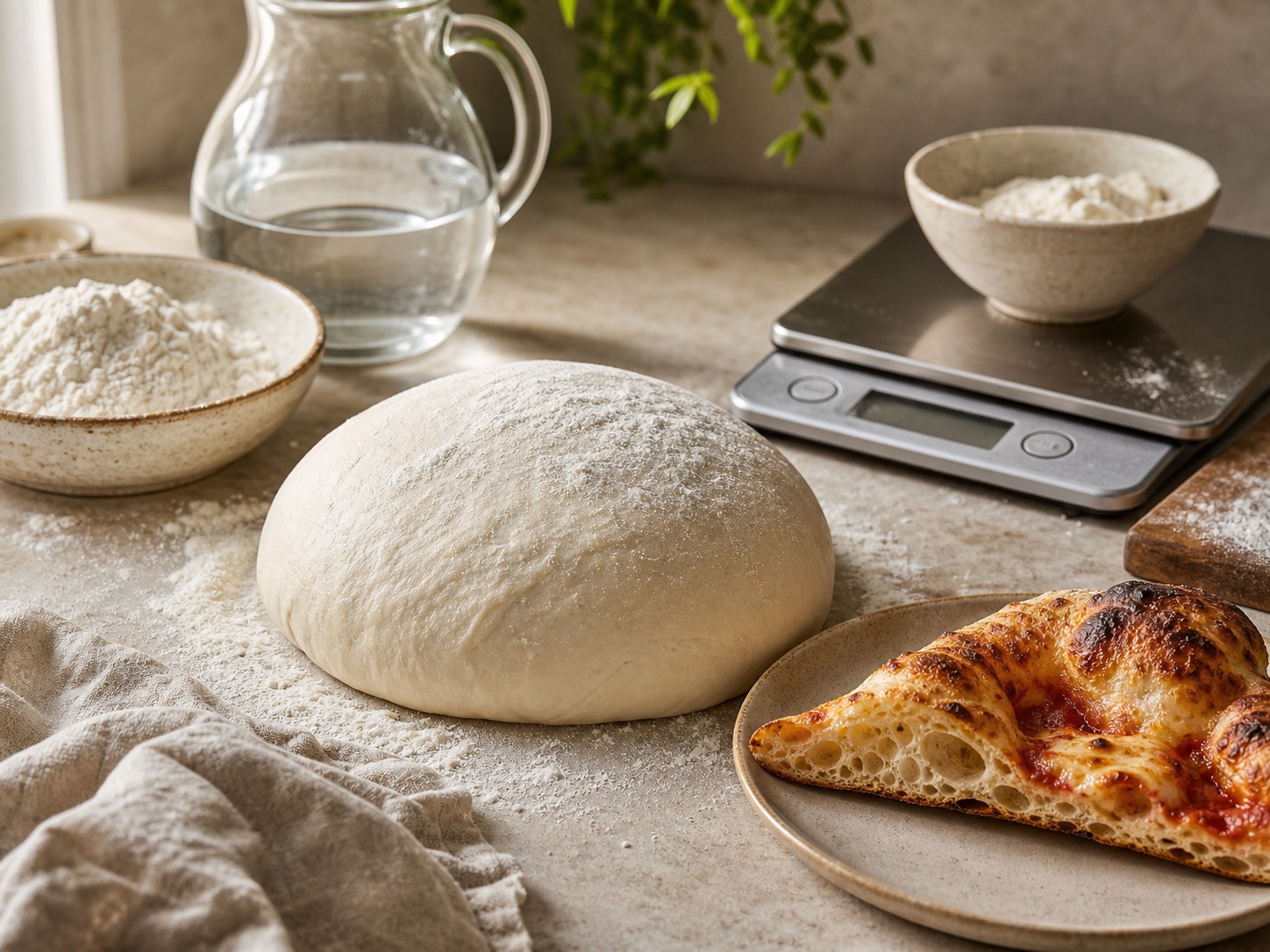 Dough Hydration and Pizza Texture
